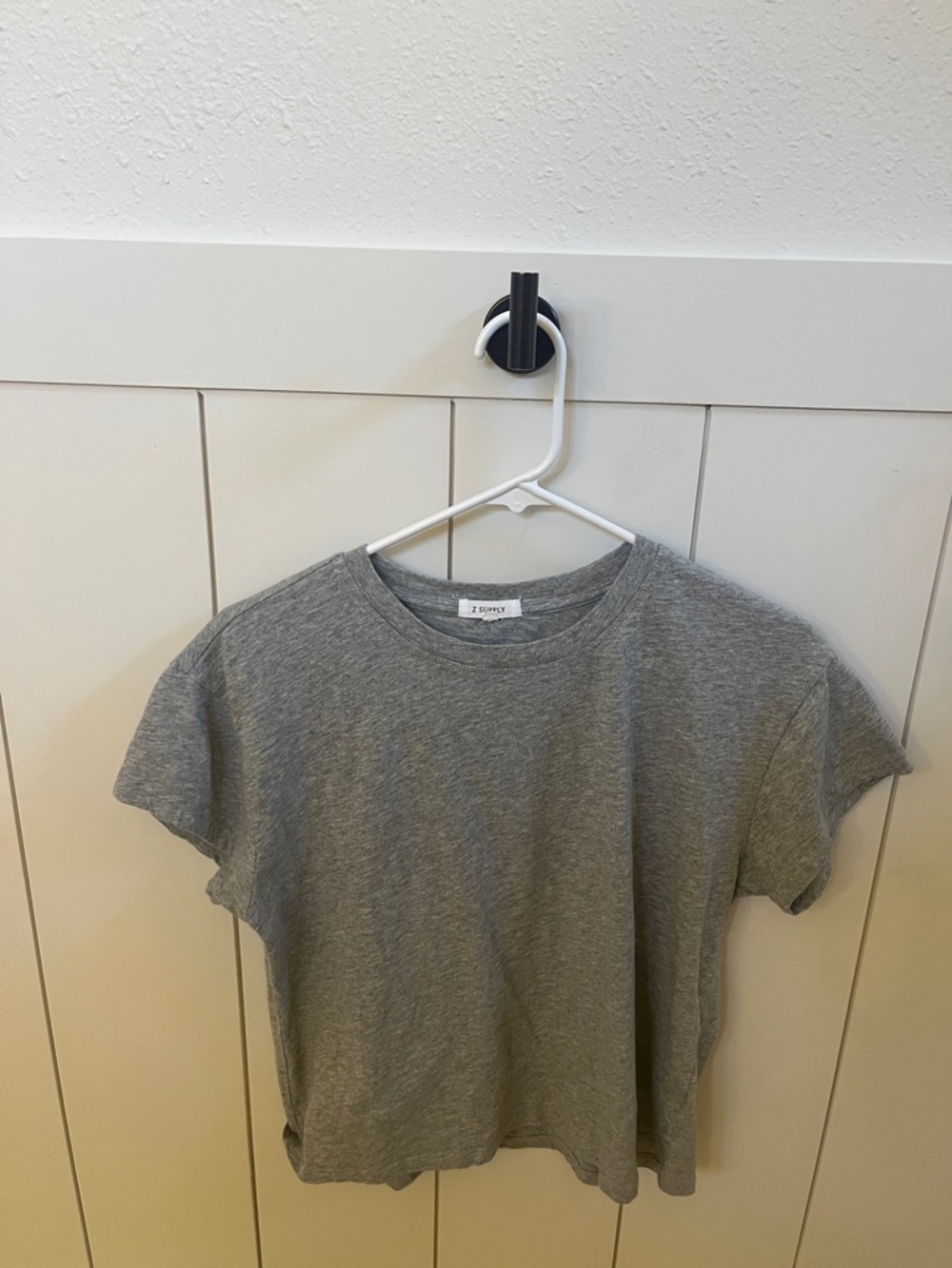 Z Supply Kids Heather Gray Short Sleeve Tee